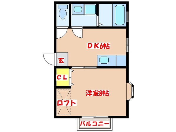 レッドブリックの物件間取画像